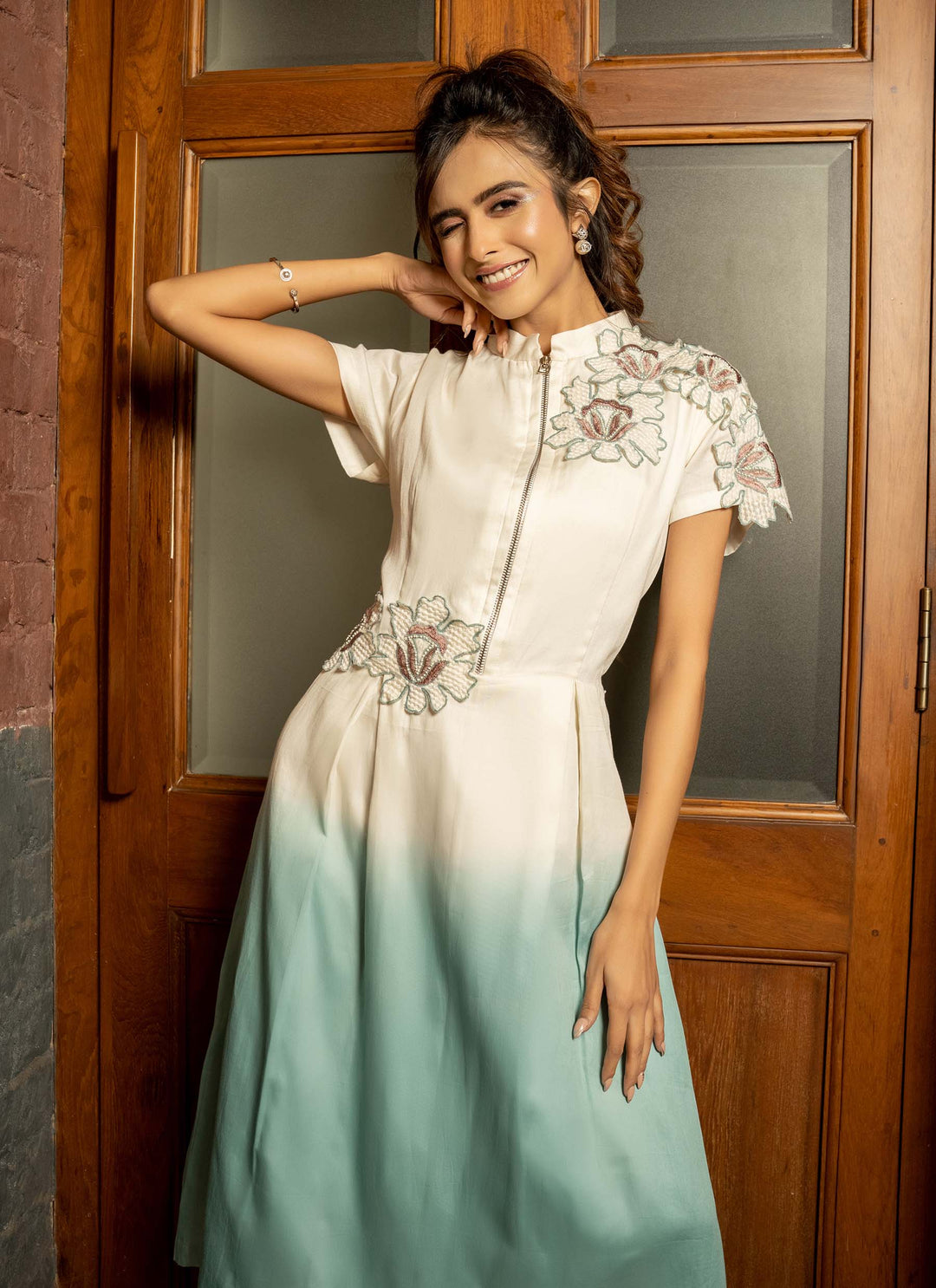 powder-blue-and-white-shaded-pleated-dress-1