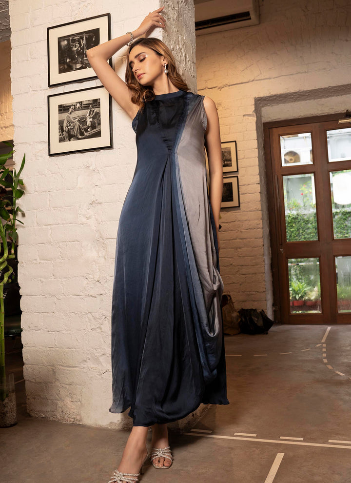 blue-and-grey-shaded-drape-dress-1