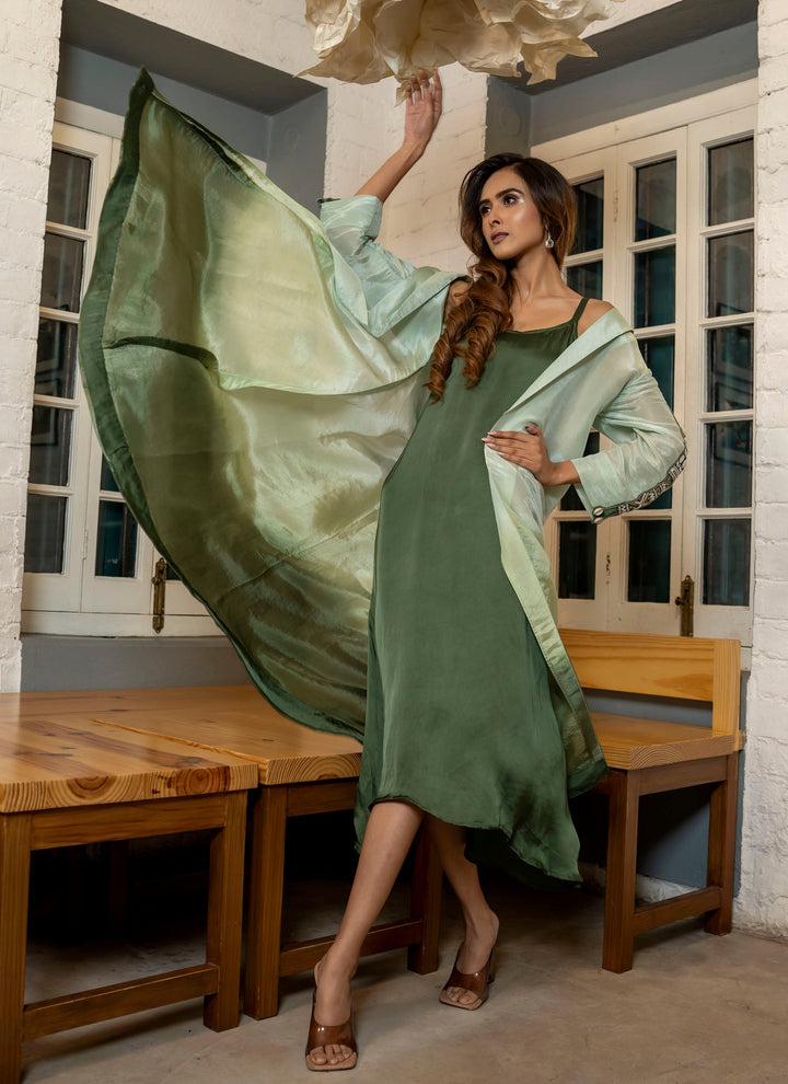 green-shaded-tissue-jacket-with-dress-3