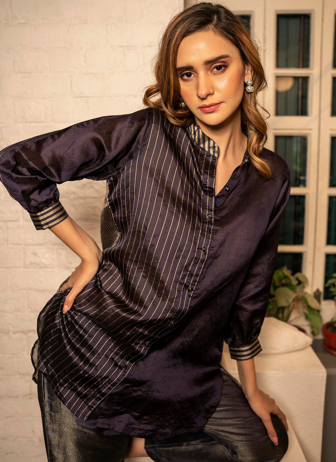 navy-blue-striped-silk-shirt-with-tissue-pants-2
